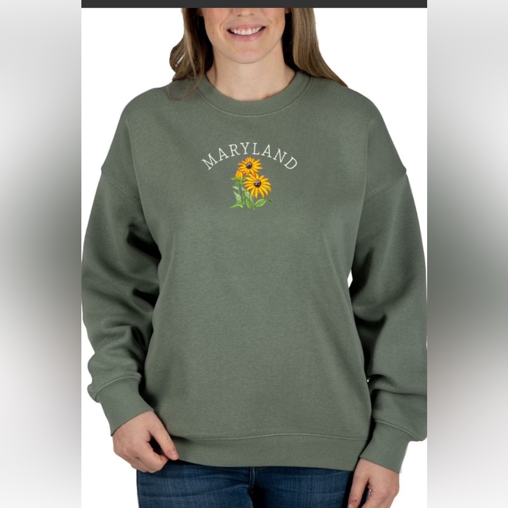 Ladies Green Maryland Women's Sweatshirt